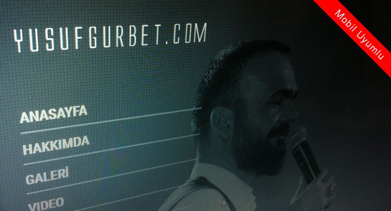 Yusuf Gurbet Web Site Tasarımı